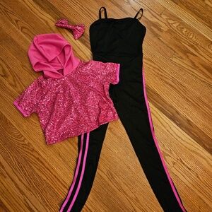Two piece Hip hop dance costume
